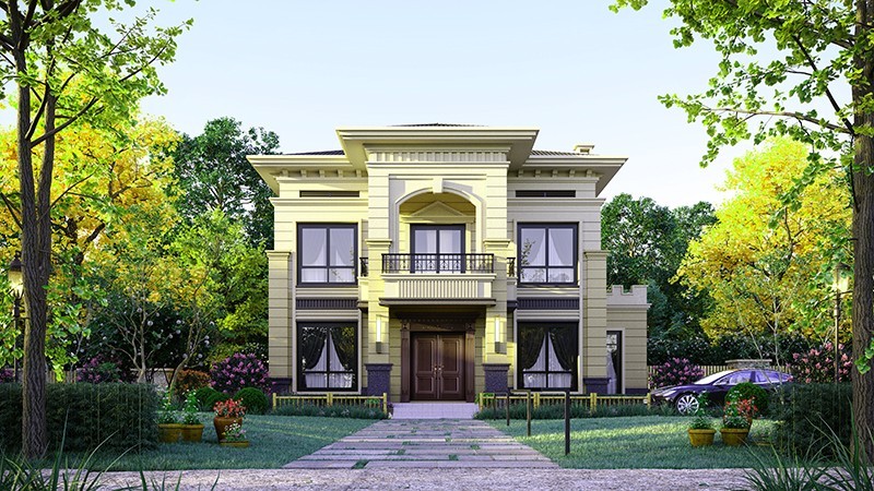 玉林中式合院住宅，开放庭院与邻里乡亲更亲近